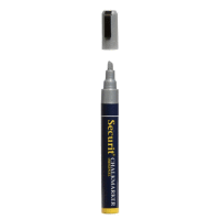 Stredný popisovač, šírka hrotu 2-6 mm, strieborná SECURIT