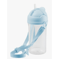 Fľaša SWEETIE BIDON 400ml so slamkou modrá AMBITION JUNIOR