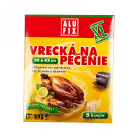 Vrecká na pečenie XL PET 35x43cm 5ks/bal UNI NEW ALUFIX