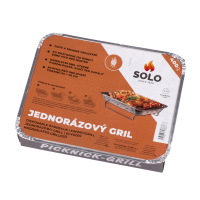 Jednorazový gril 30 x 23cm s dreveným uhlím 400g GRILLMAN