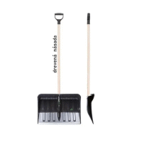 Odhŕňač/lopata na sneh 55cm s drev.násadou ALPINUS ECO KLC