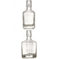 Detail - Fľaša Cubica - 0,20 bezfarebná Fľaša Cubica - 0,20 bezfarebná