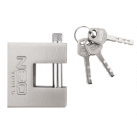 Visiaci zámok 50mm, 3 kľúče NEO TOOLS