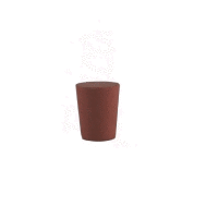 Zátka Kónická gumová - 30 x 27/21 - červená