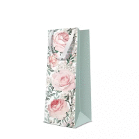 Darčeková taška na fľašu Gorgeous Roses 12x37x10cm PAW