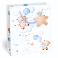 Taška Medium matt 23x19x10,2cm BABY BOY Macko ALVARAK