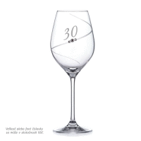 Pohár výročný "30" 470ml COSMIC