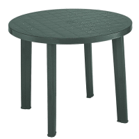 Stôl TONDO, 90 cm, zelený PRO GARDEN