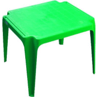 Stôl BABY, zelený PRO GARDEN
