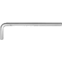 Kľúč imbusový, 4 mm, 10 ks TOPEX