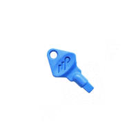 Náhradný klúč univerzálny k zásobníkom, modrý (1ks)