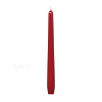 Sviečka kónická 245 mm červená [10 ks] GASTRO