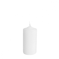 Sviečka valcová Ø 40 x 80 mm biela [4 ks] GASTRO