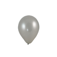 Nafukovacie balóniky strieborne "M" [10 ks] PARTY GASTRO
