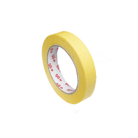 Lepiaca páska krepová, žltá 50 m x 19 mm [1 ks] WIN PACK