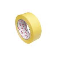 Lepiaca páska krepová, žltá 50 m x 38 mm [1 ks] WIN PACK