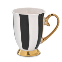 Detail - Porcelánový hrnček Diana Gold Stripes 300 ml AMBITION Porcelánový hrnček Diana Gold Stripes 300 ml AMBITION